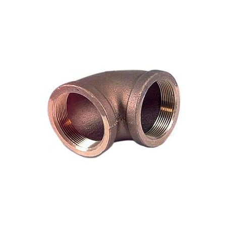 Merit Brass Co Brass 125 Lb Lead Free Fitting 3" 90 Degree Elbow NPT Female XNL101-48